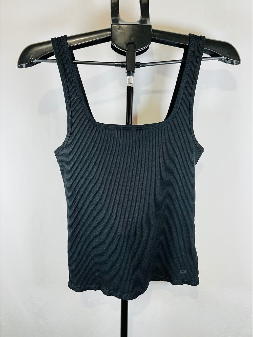 Fabletics Women's Black Ribbed Tank Top Size Large